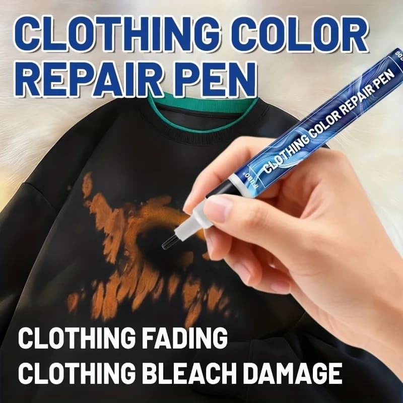 Penna per Riparazione Tessuti IFUBO | Inchiostro Permanente Anti-Sbiadimento | Soluzione Istantanea per Vestiti, Jeans e Abiti | Pennarello Multicolore Fai-da-Te