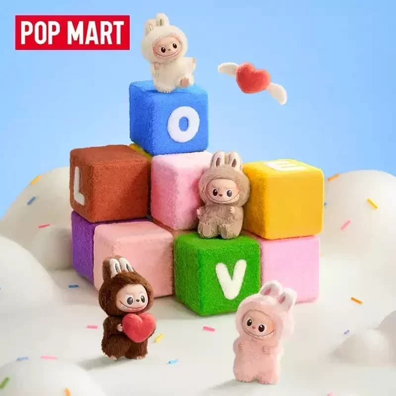 Pop Mart THE MONSTERS PIN FOR LOVE Series Blind Box Mystery Box Guess Bag Toys Doll Anime Figure Ornamenti Collezione regalo