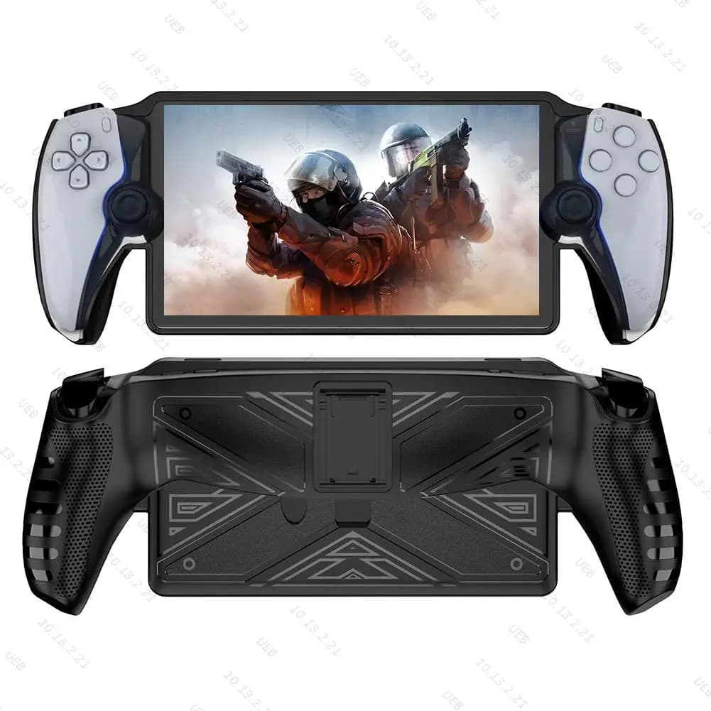 Custodia protettiva in TPU per portale PS con staffa Custodia per console di gioco Custodia antigraffio per accessori PlayStation 5