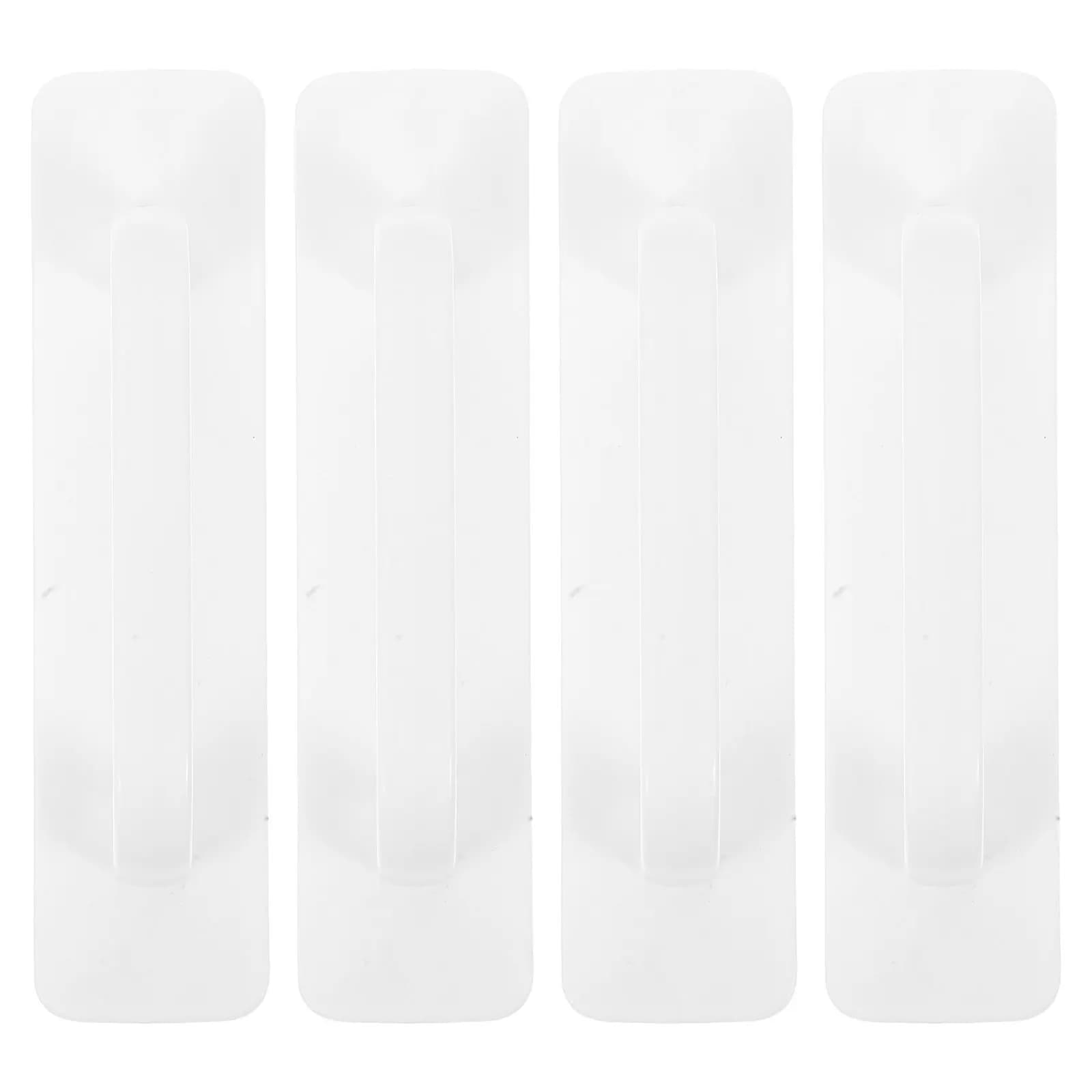 Maniglie adesive per armadietti, 4 pezzi, maniglie per cassetti, stile moderno, facile installazione, forte adesione, rimovibili, per cucina