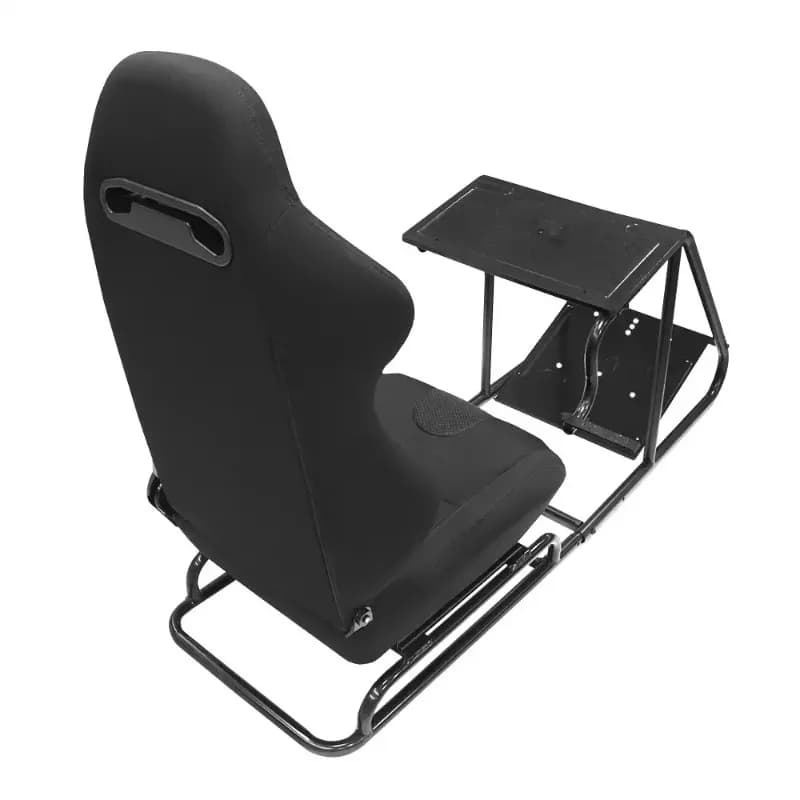 Postazione di Guida Professionale 1012 per Videogiochi, Sedia Ergonomica da Corsa con Sedile Gaming Regolabile