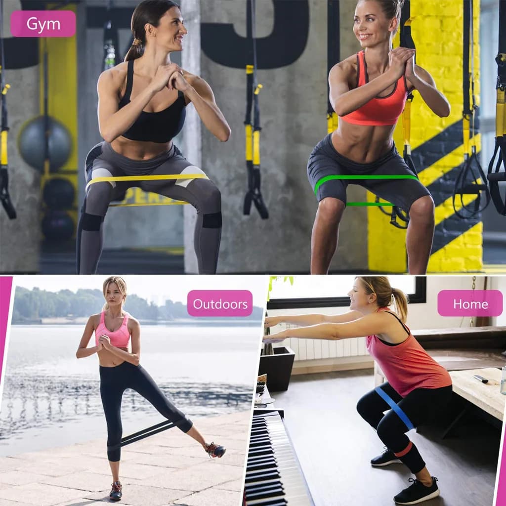 WOSWEIR-Bande Yoga Gym Fitness Gomma Pull Up Assist Elastic Crossfit Exercise Equipment at home