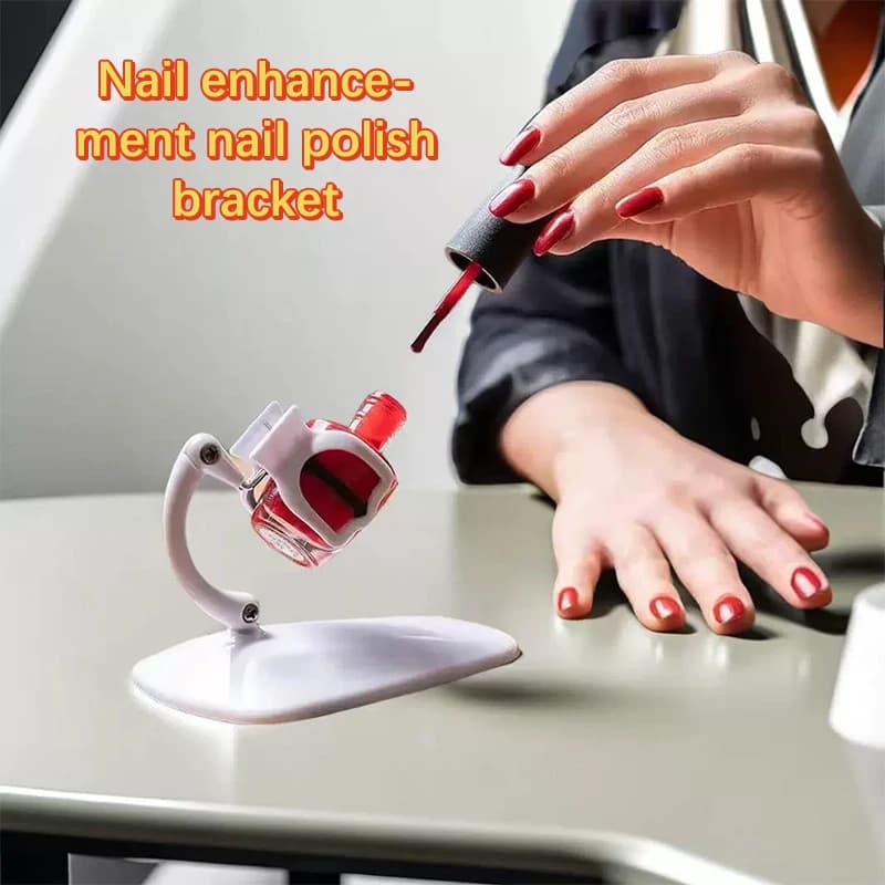 Clip per supporto per smalto, strumento per manicure anti-fuoriuscita regolabile, supporto per bottiglia a mani libere Accessorio per nail art fai da te per la casa