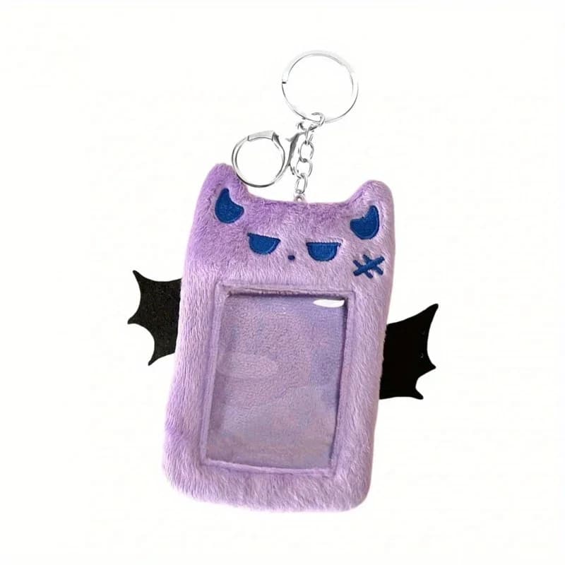 Little Devil Series Plush Card Holder Campus Student Polaroid Photo Card Meal Card Bus Card Display Pendant