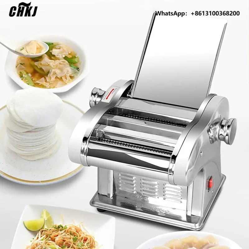 Macchina Elettrica per Fare la Pasta, Macchina per Impasto di Ravioli, Pressa per Pasta in Acciaio Inox per Uso Commerciale e Domestico