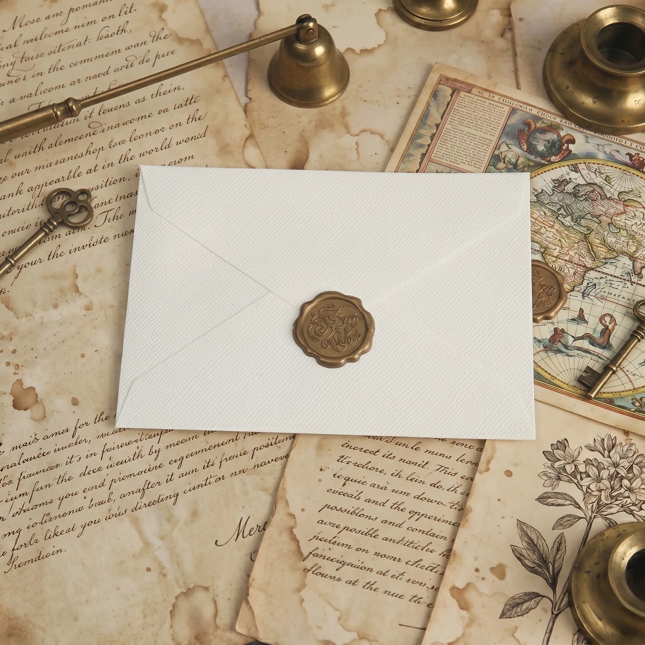 20/50PCS Linen Textured Vintage Envelopes Letter Set for Scrapbooking DIY Craft Wedding Valentine Postcard Storage