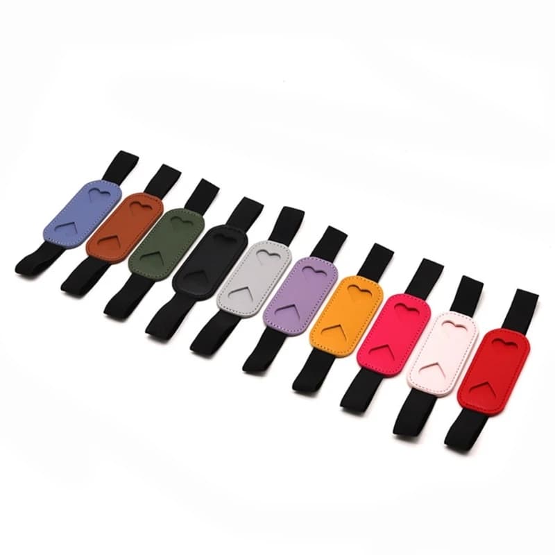 5Pcs Adjustable Elastic Band Pen Case Multipurpose Leather Pencil Pouches For Hardcover Journal Notebook Pen Organiser