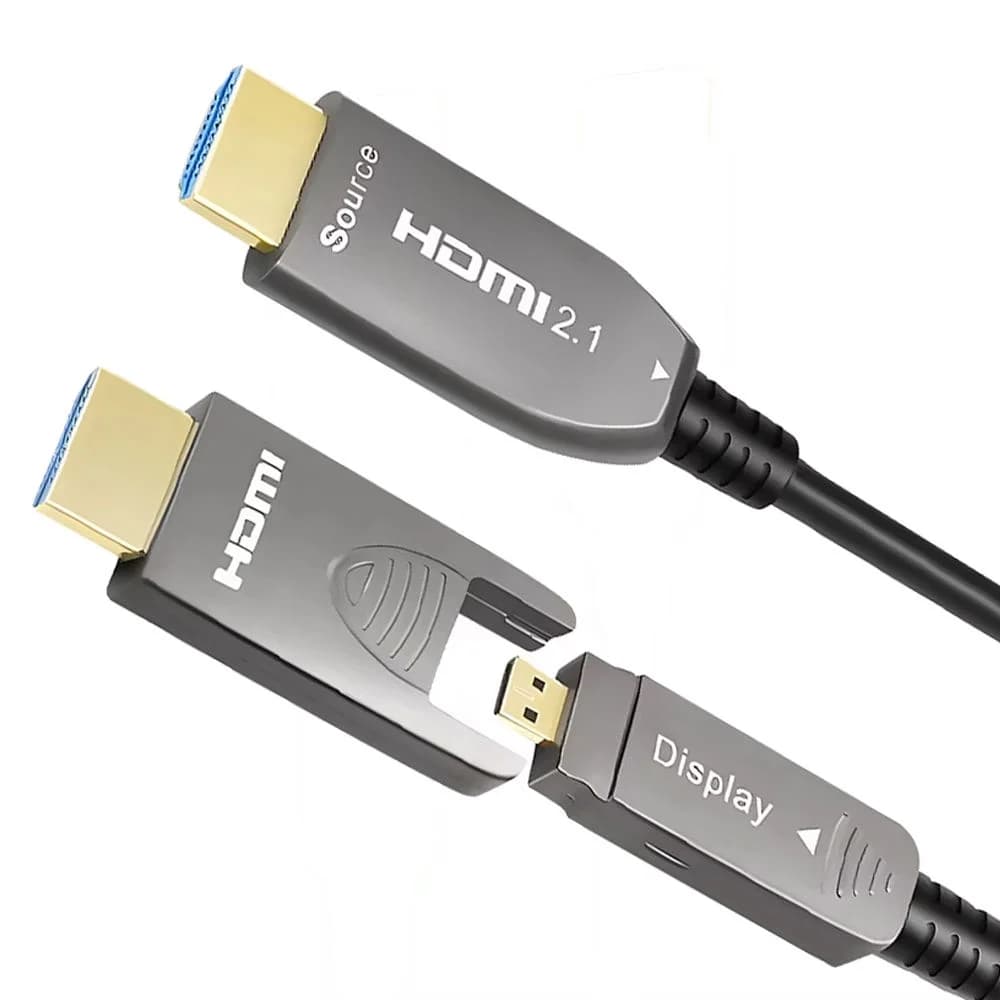 HDMI 2.1 fiber optic cable from 8K to 60 Hz detachable single end 4K to 120 Hz 48 Gbps 10 m 20 m Micro HDMI to HDMI compatible 2.1 for PS4/5 TV