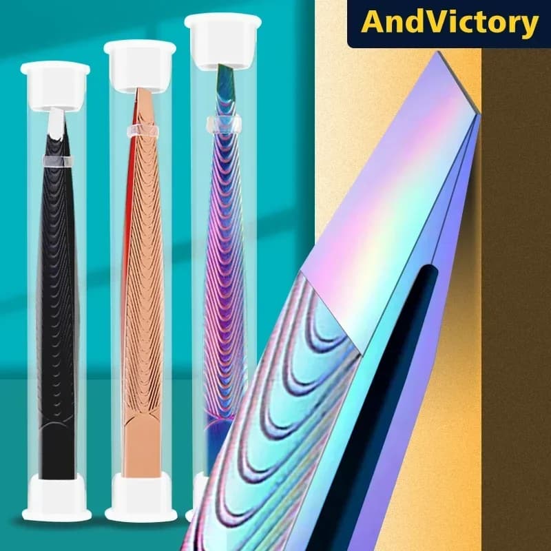 For Face Lash Makeup Tools Beard Eyelash Trimmer Eyebrow Tweezer Brow Stainless Men Removal Clip Women Professional Hair Plucker