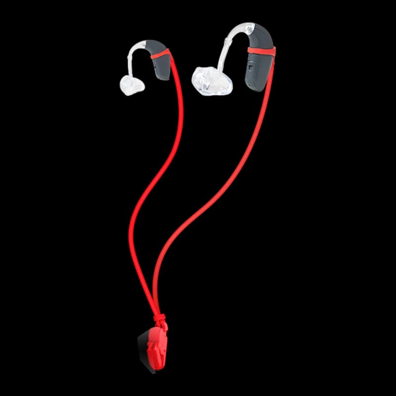 Elastic rings for rope with clip clamp for hearing aids Prevent loss of hearing aids Fixing Support for cord clip Anti-loss Corda for seniors