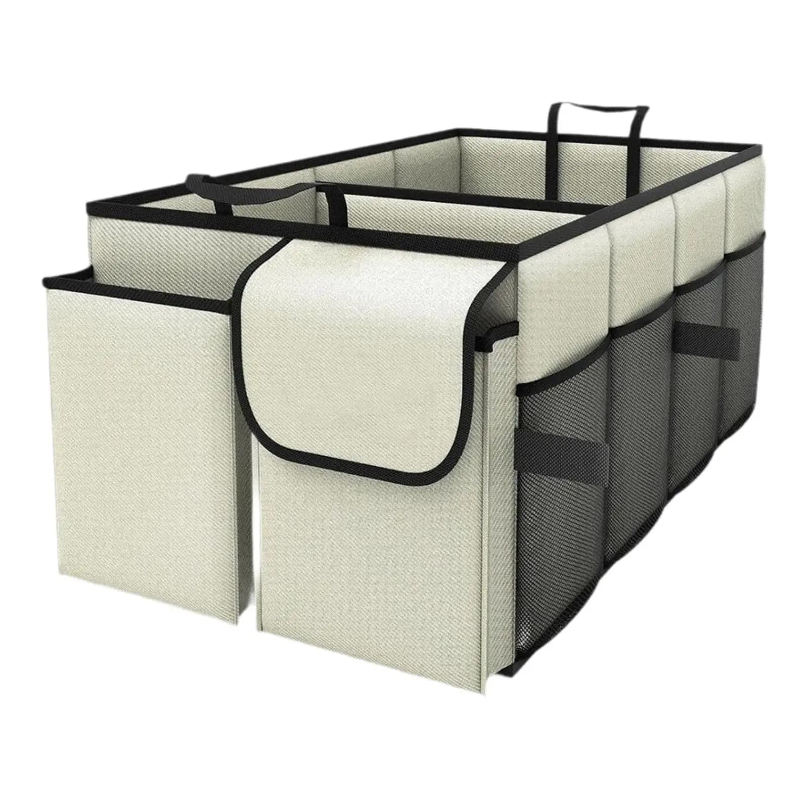 Organizer per bagagliaio Tasche portaoggetti pieghevoli Scomparti multipli premium Custodia per accessori per auto per SUV Veicolo Berlina