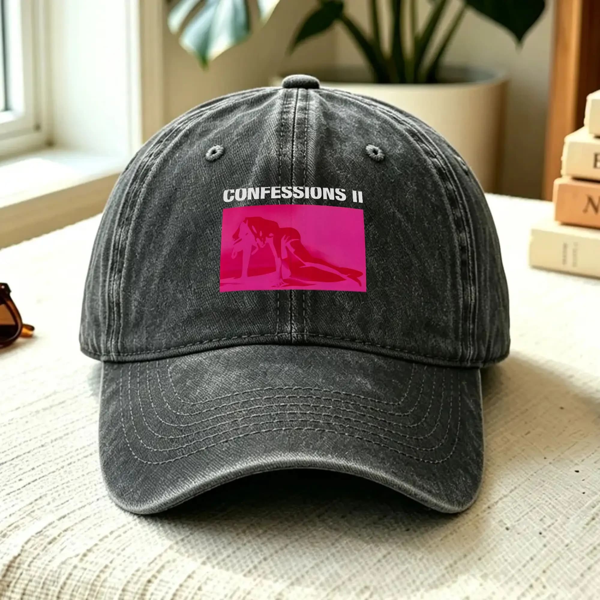 Madonnas Confessions II Album 2026 Baseball Cap Sun Hiking Fishing Adjustable Washed Trucker Hat Female Male Baseball Caps