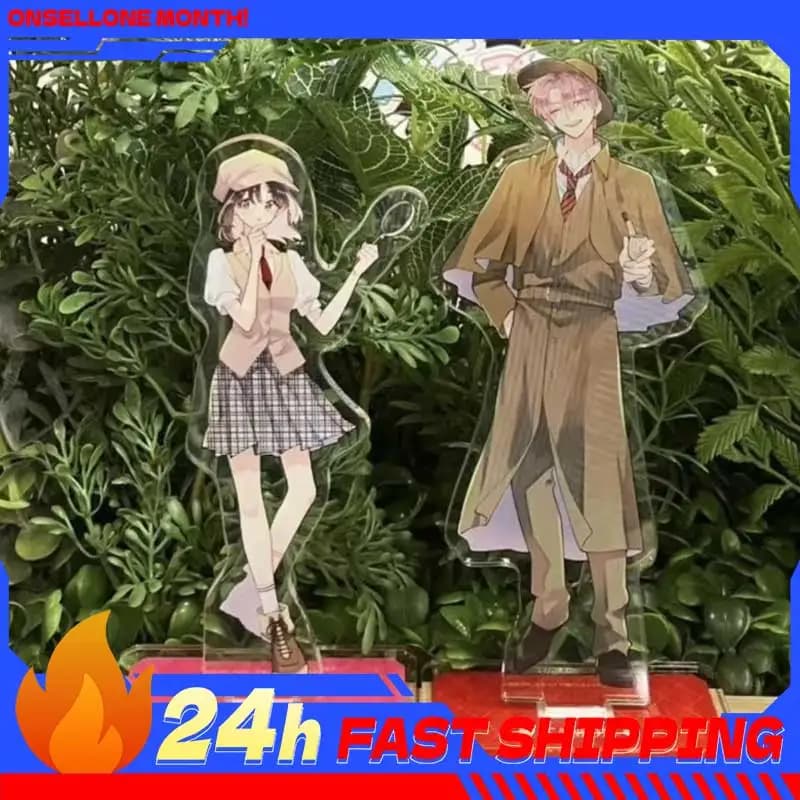Tamon's B-Side Anime Peripherals Detective Utage Kinoshita Figurine Acrylic Stand Tamon Fukuhara Figure Standing Plate Toy Gifts