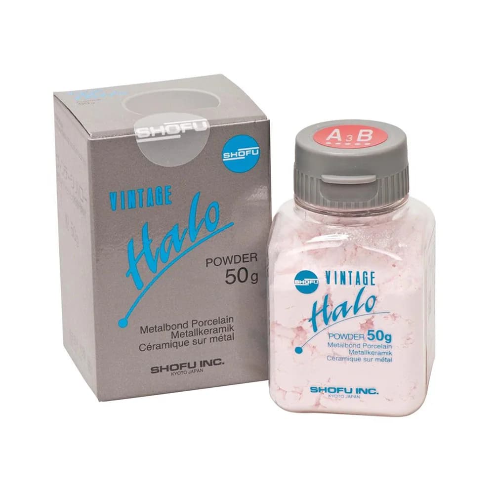 50 g/box SHOFU VINTAGE Halo Dentin Powder 50g pfm Basic body made of dental metal porcelain powder