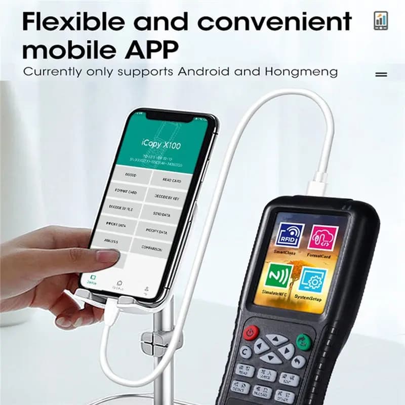 Copiatore RFID (A32M) con Funzione di Decodifica Completa, Duplicatore di Smart Card, Chiavi NFC, IC, ID, Lettore e Scrittore