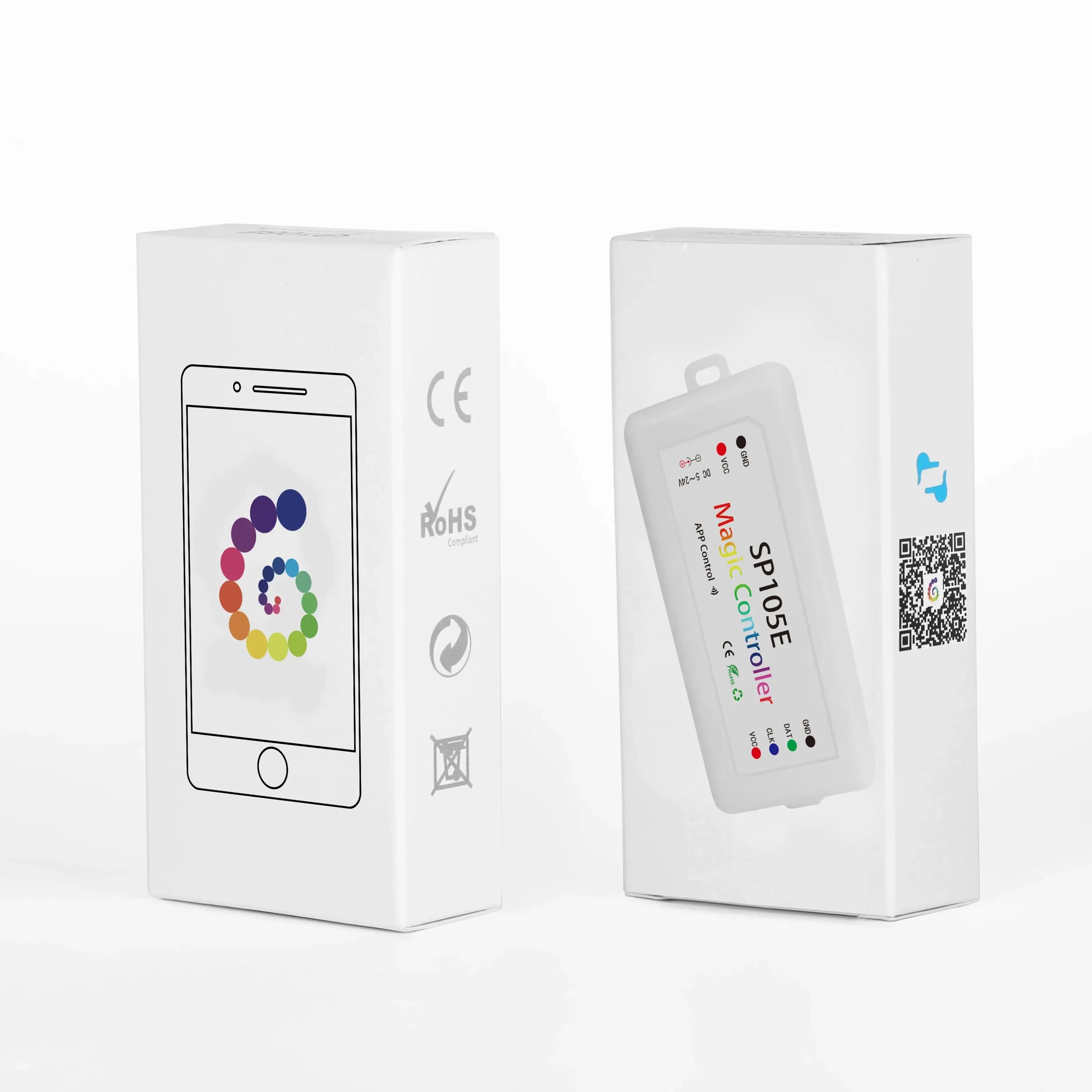 SP105E Magic LED Controller Controller APP compatibile con Bluetooth 2048 pixel WS2801 WS2811 WS2812B SK6812 striscia LED DC5-24V