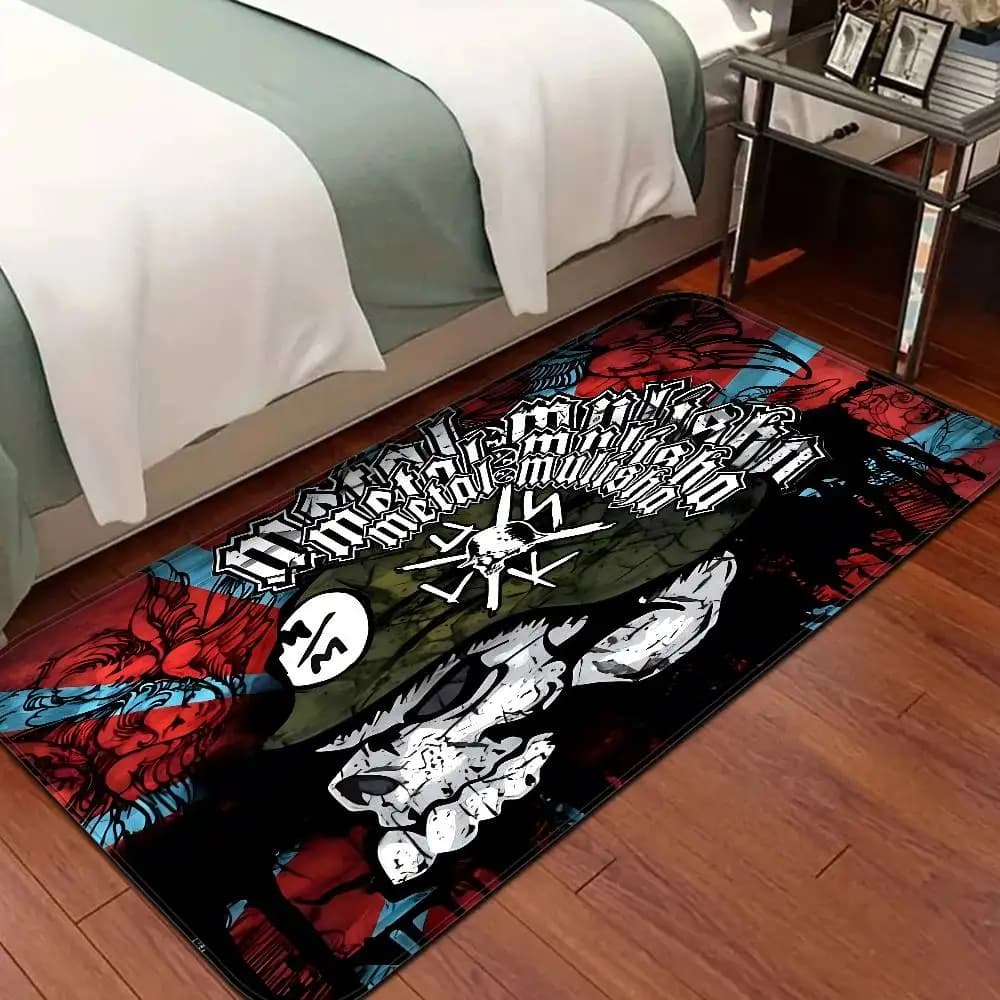 M-Metal M-Mulisha Game Hallway Carpet Non-Slip Laundry Room Mat Laundry Decor Balcony Child Living Room Bedside Area Rugs