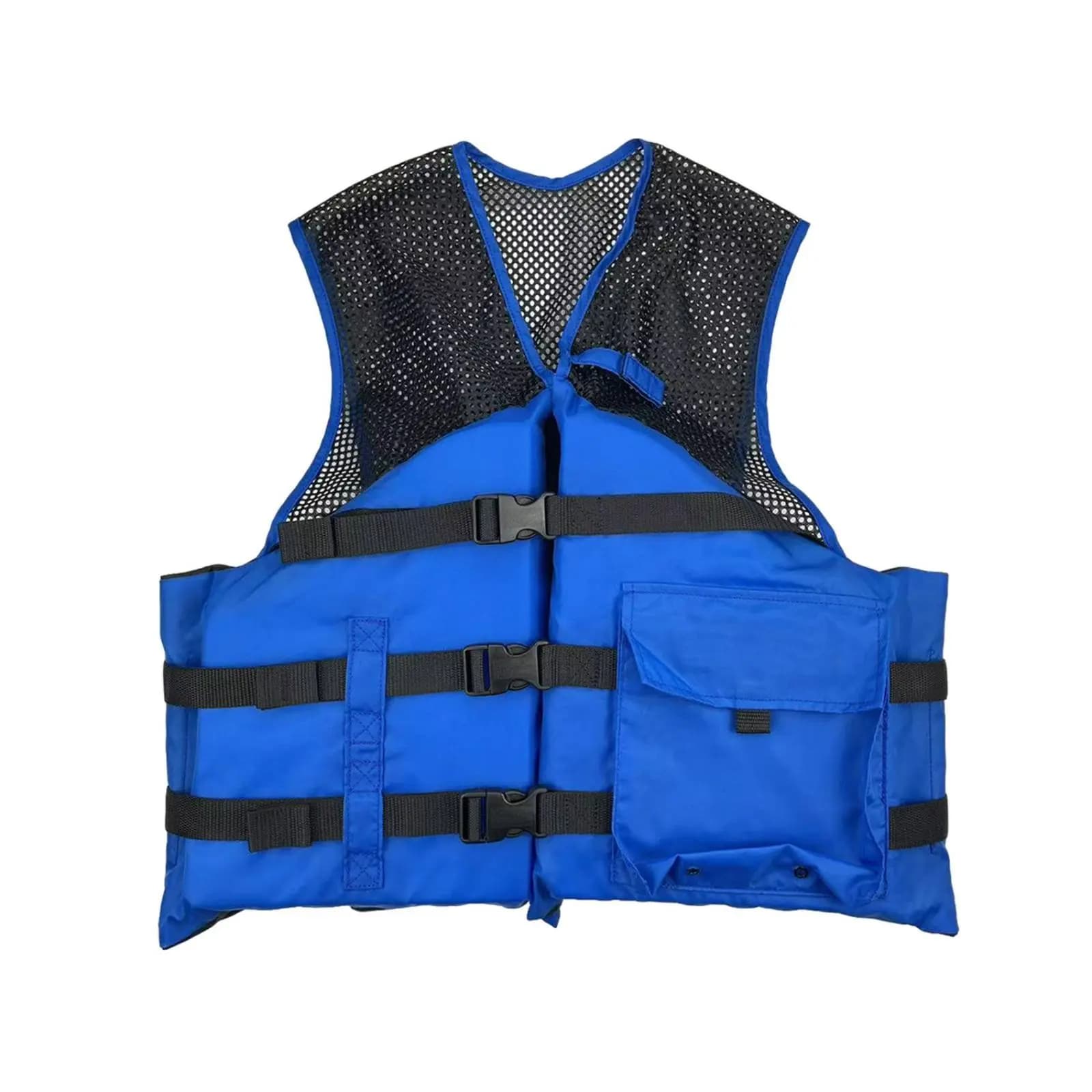 Giubbotto di Galleggiamento Regolabile per Pesca e Kayak, Giubbotto di Sicurezza per Canottaggio con Fibbie a Sgancio Rapido