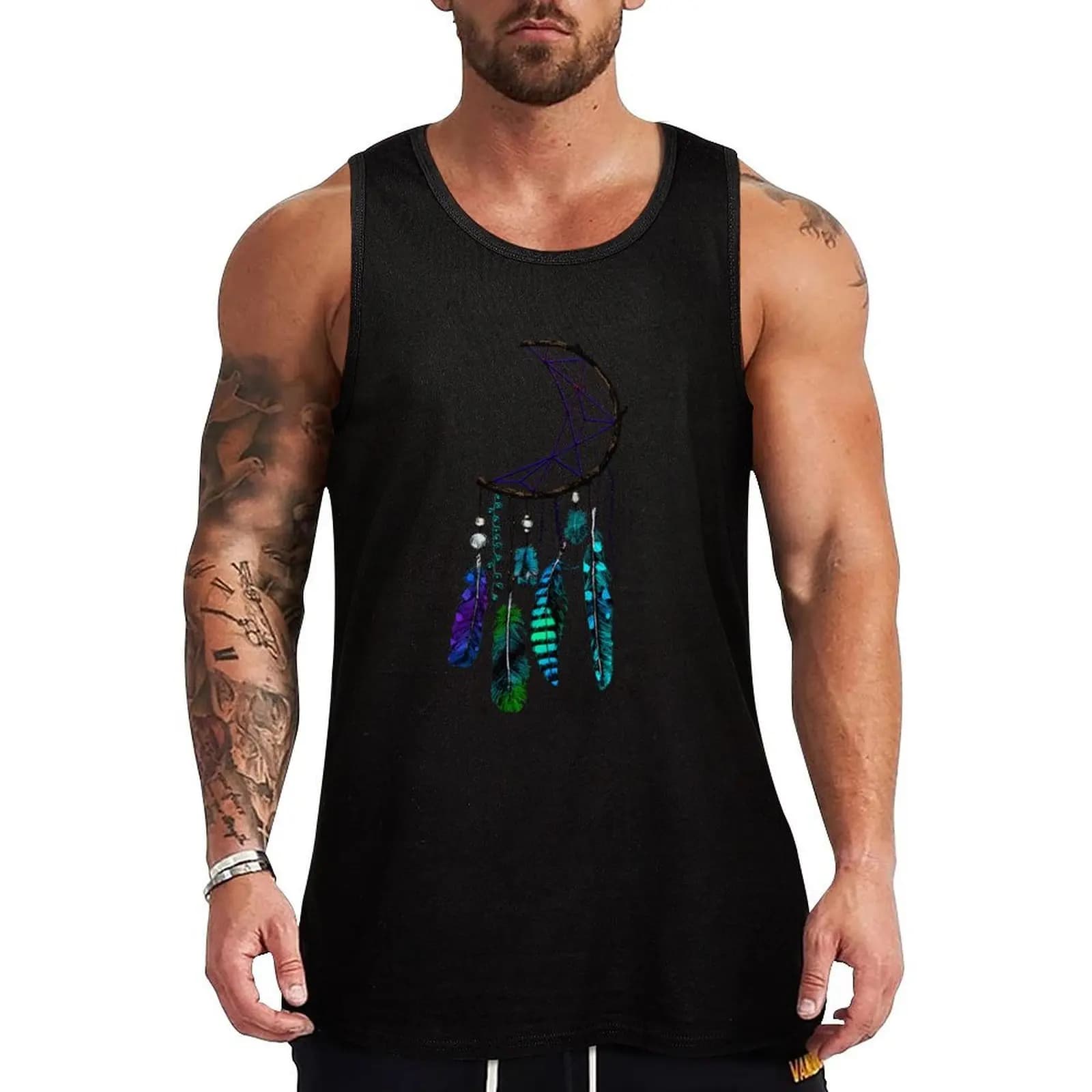Indian Dreamcatcher III Tank Top Casual Daily Tank Top Lightweight Basic Sleeveless