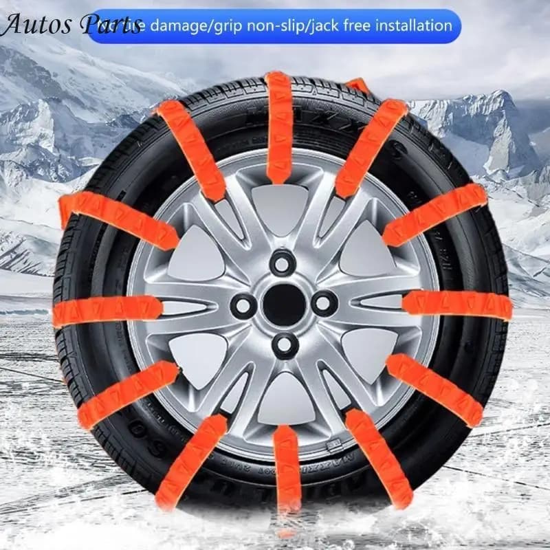 57BA 10pcs inverno catene pneumatici da neve cravatto anti -skid catene neve regolabili universali per motocicli scooter