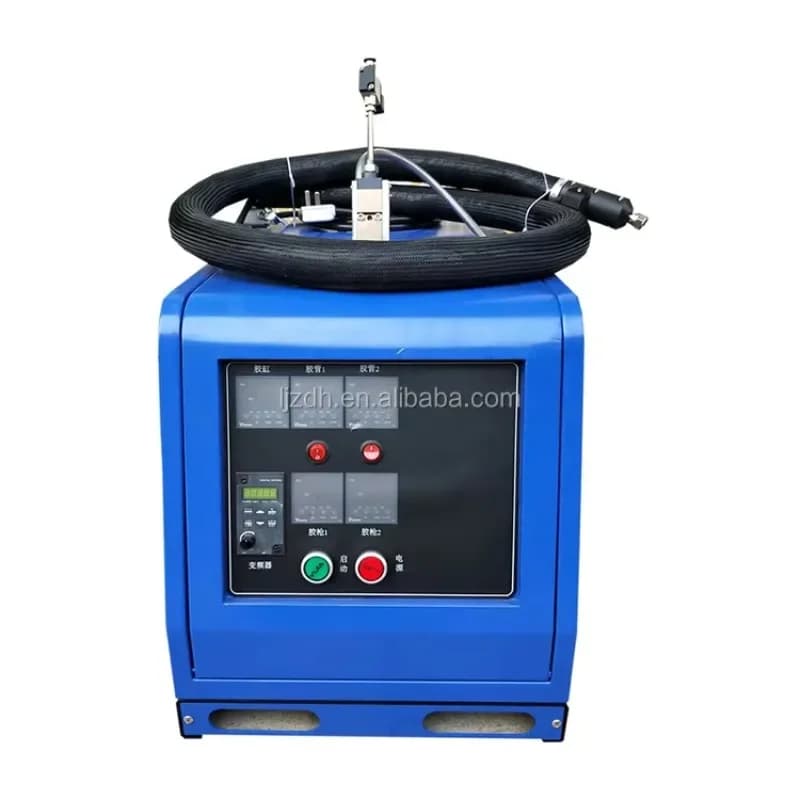 5L Automatic Gluing Machine With 2 Outlet Heating Hoses And Handle Gun