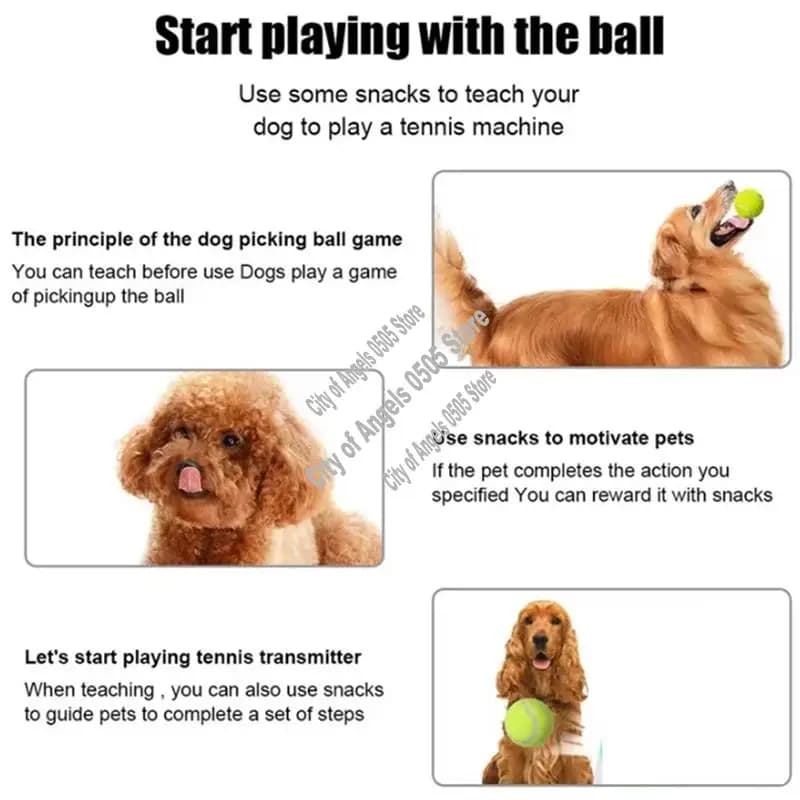 COFA-Fun Macchina interattiva Divertente catapulta interattiva Lancio ricaricabile Lanciatore di palline da tennis per cani Cani Chase Giocattoli automatici