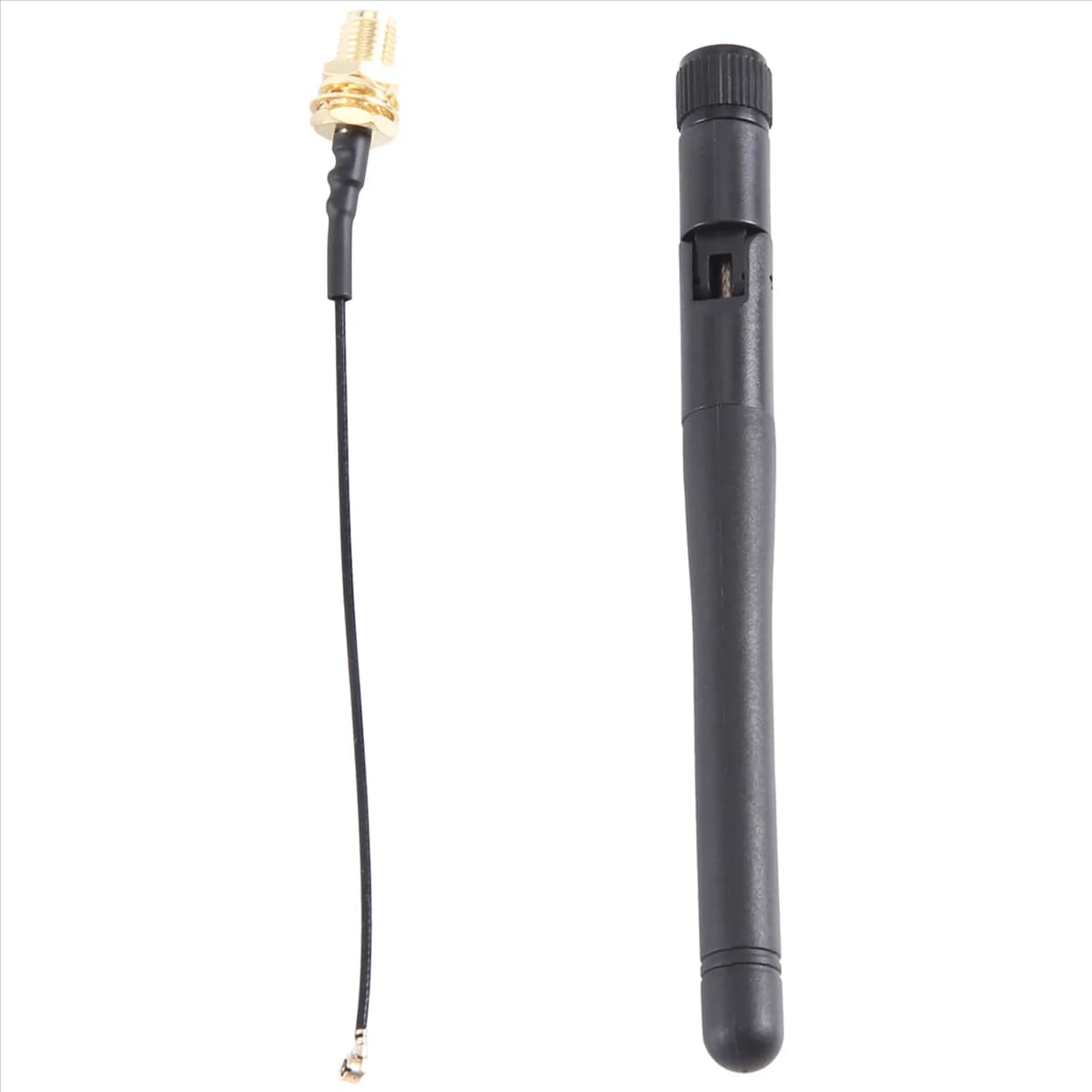 Antenna 433 Mhz 3Dbi GSM RP-SMA Antenna Lorawan impermeabile in gomma + prolunga cavo piccolo da IPX a SMA