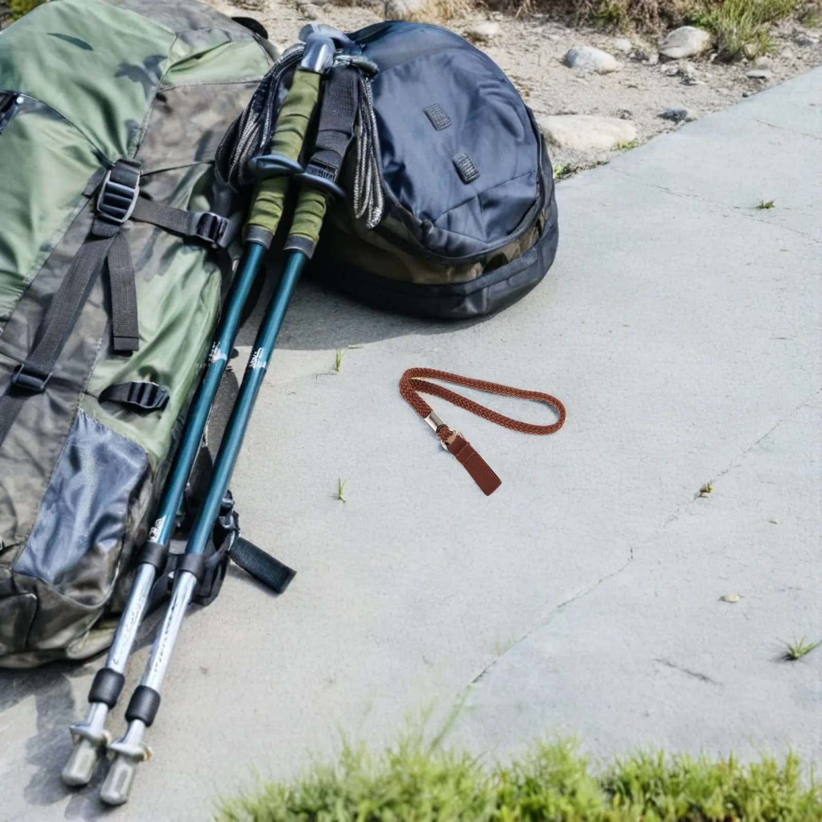 Set di 5 Cinturini da Polso Antiscivolo in Nylon per Bastoni da Passeggio, Ideali per Anziani, Escursionismo e Bastoni da Trekking Pieghevoli