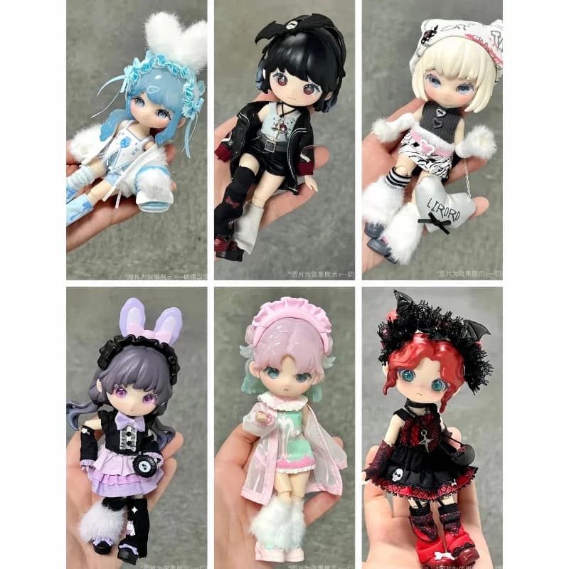 Disponibile Liroro V2.5 Serie Binary Sweetheart Ob11 1/12 Bjd Blind Box Mystery Box Giocattoli Action Figure Anime Carine