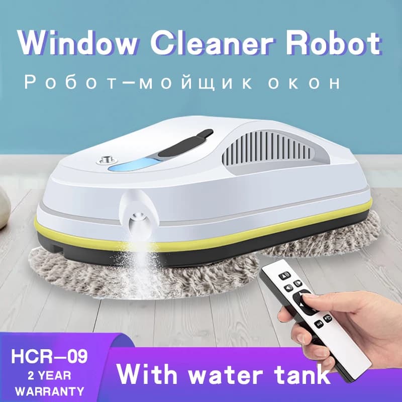Robot aspirapolvere ultra sottile robot per la pulizia delle finestre lavavetri elettrico vetro limpiacristales telecomando per la casa