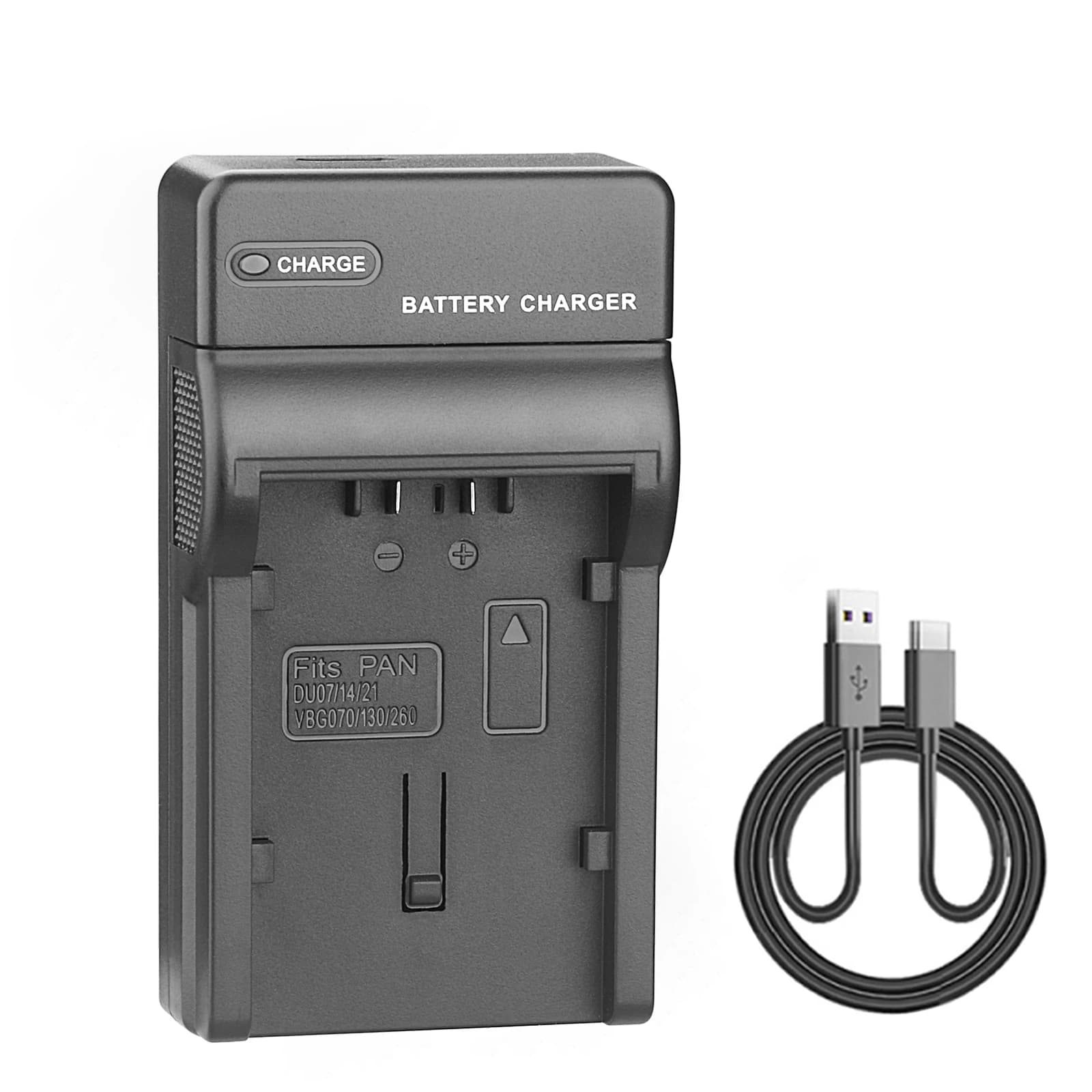 CGA-DU07 Battery Charger for Panasonic CGA-DU07 CGA-DU14 CGA-DU21 VW-VBG070/130/260 VW-VBG130 VW-VBG260 VW-VBD140 VW-VBD210