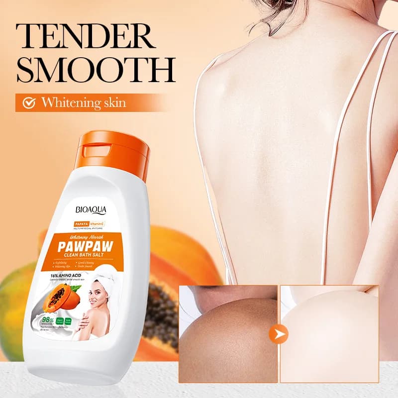 Papaya Vitamin C Whitening Body Scrub Exfoliating Body Dirt Bath Salt