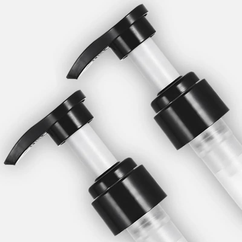 1/3/6/10pcs PP Pompa di Sapone Dispenser di Liquidi Testa Rotonda Tipo di Spinta Con 28 Filettatura Bottiglia Da Bagno Presse Ugello Tubo di Lozione