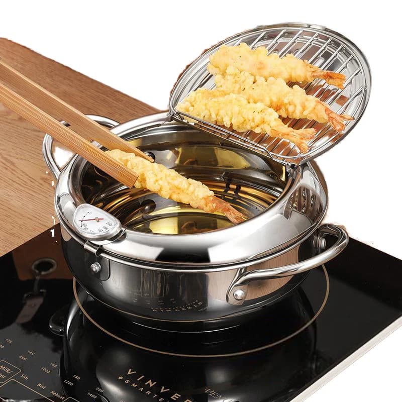201 Small, temperature controlled non-stick stainless steel plate pan for electromagnetic cooker gas stove for domestic use