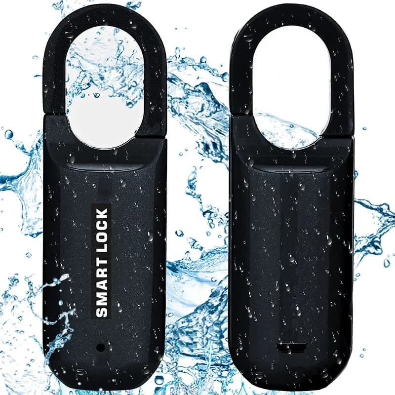 Smart Biometric Fingerprint Lock Keyless Thumbprint Padlock Security Anti-Theft Lock For Gym Locker Door Travel Luggage Bag