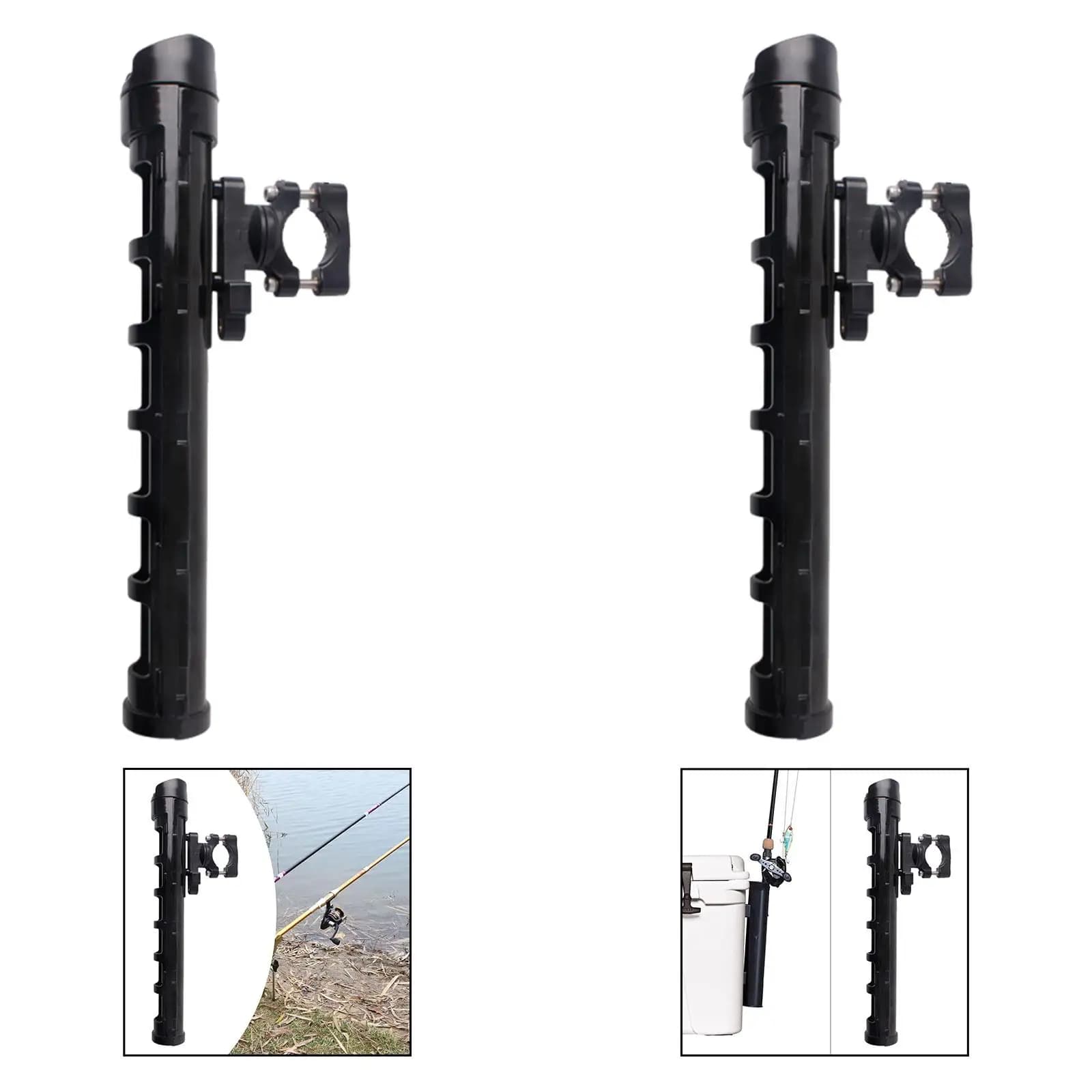 Supporto Robusto per Canna da Pesca, Regolabile e Girevole, con Base a Morsetto per Bici, Carrello, Moto, Auto da Spiaggia, Attrezzatura Outdoor