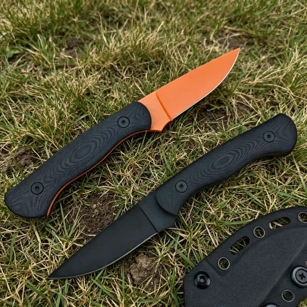 Multi-functional Camping Picnic Kitchen Cooking Cutting Knife Outdoor Preferred Portable Fishing Straight Knives with K Sheath