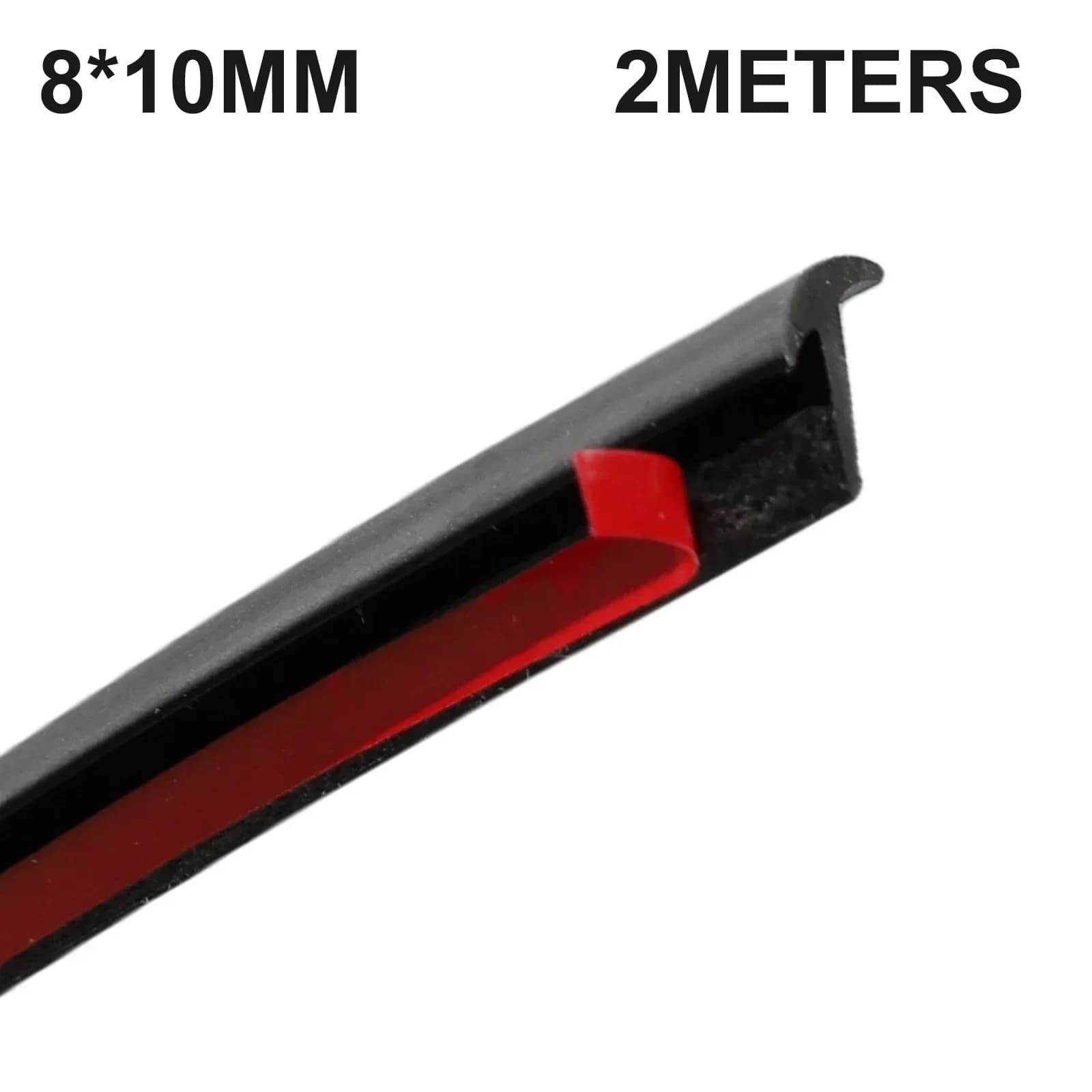 2M Auto Guarnizione In Gomma Striscia Inclinata T-Type Auto Porta Guarnizione In Gomma Guarnizione Bordo Sigillante Per Accessori Auto 8*10MM/5*7MM