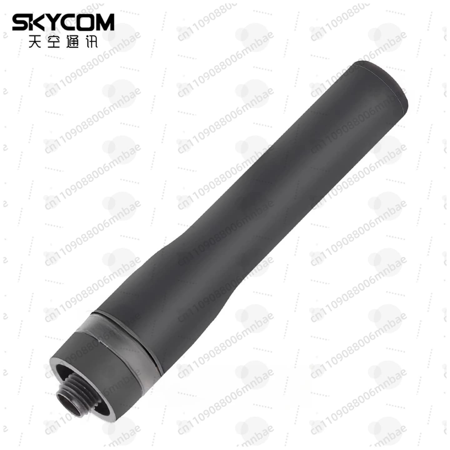 Antenna per walkie-talkie portatile in gomma morbida ultra-corta a doppio segmento SRJF10, 7,2 cm, accessori