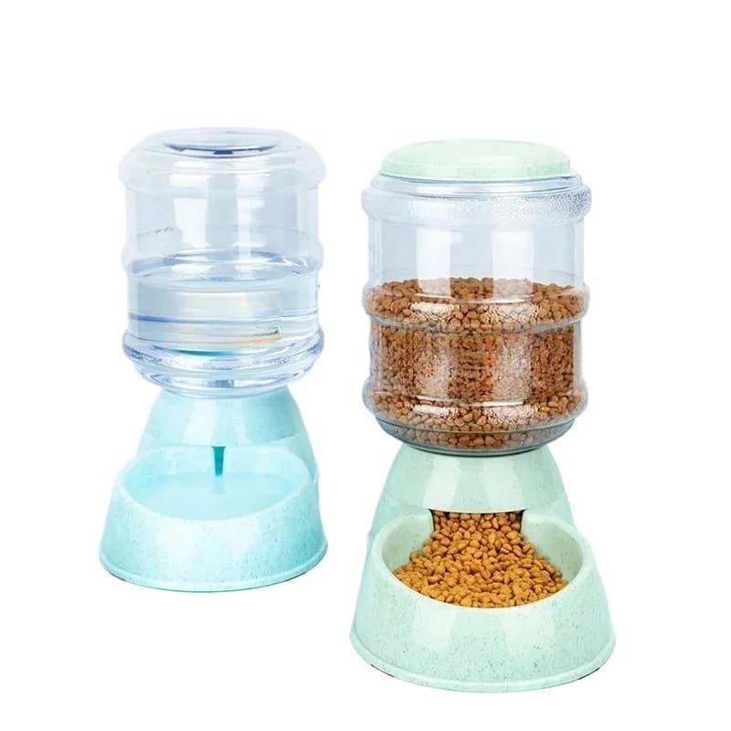 Large Capacity Pet Feeder Bowls Small Dog Food Bowl Automatic Water Dispenser Cat Bowls Pets Feeding Bowls Drink