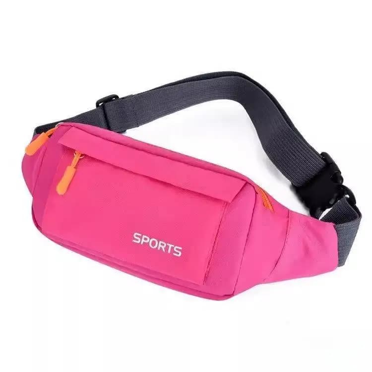 Waterproof Wear-Resistant Canvas Sports Waist Bag Unisex Running Mobile Phone Crossbody Belt Bag Multi-Functional Lightweight