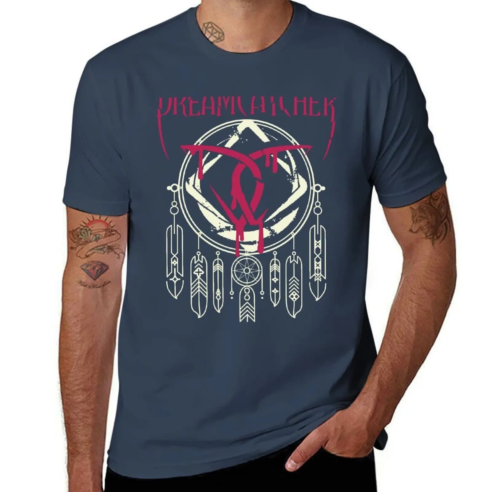 Dreamcatcher Apocalypse Nightmare T-Shirt Basic Simple Casual Short Sleeve Tee