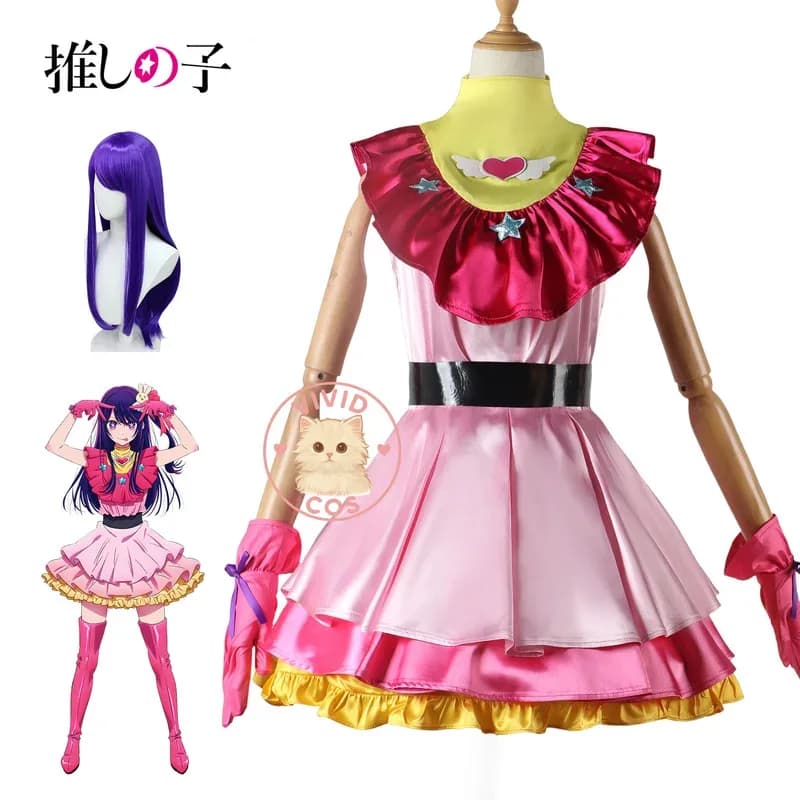 Oshi no Ko costume cosplay anime popolare Ai Hoshino/Ruby/Kana Arima gioco di ruolo bellissimi abiti da palcoscenico per donne a;2,c'4,h.