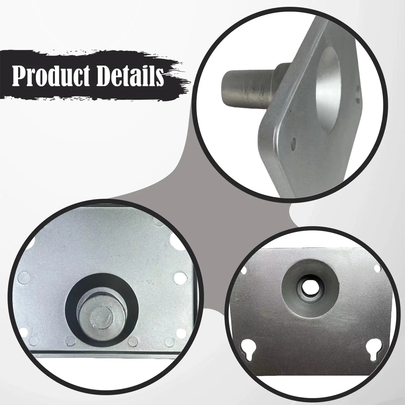 Percussion Drum Pad Mount Silver Metal Module Plate Drum Rack Clamp Accessory for Electronic Drum Setup