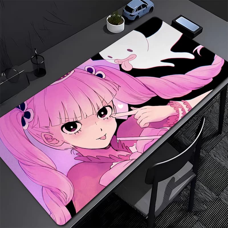 Tappetino per mouse da gioco One Piece Perona Accessori Tastiera per giocatori da ufficio Tappetino da scrivania Tappetino antiscivolo per laptop Tappetino per mouse grande per PC