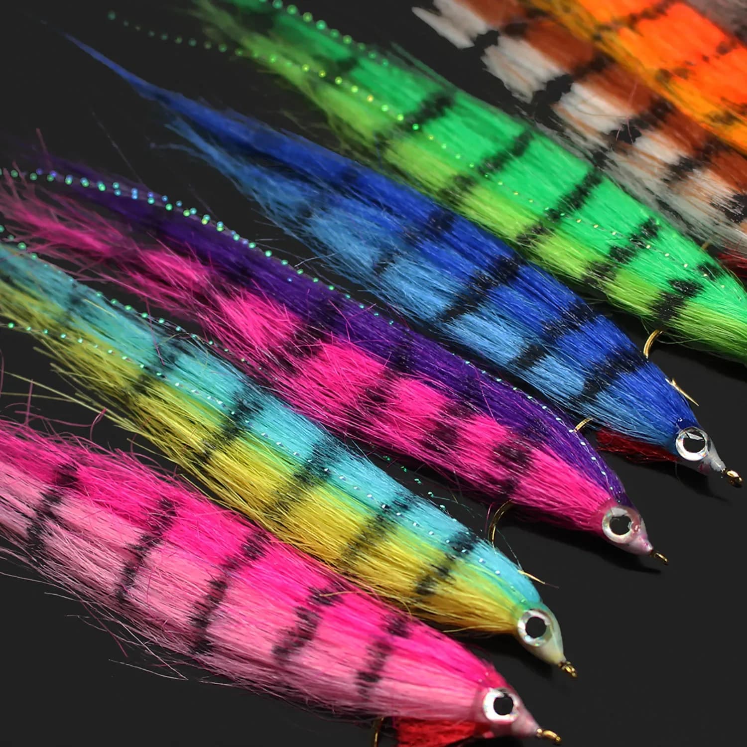 Tigofly 16 Pezzi 8 Colori 12cm Esche Artificiali Minnow per Pesca a Mosca, per Salmone, Trota, Spigola, Steelhead, Zebra Minnow