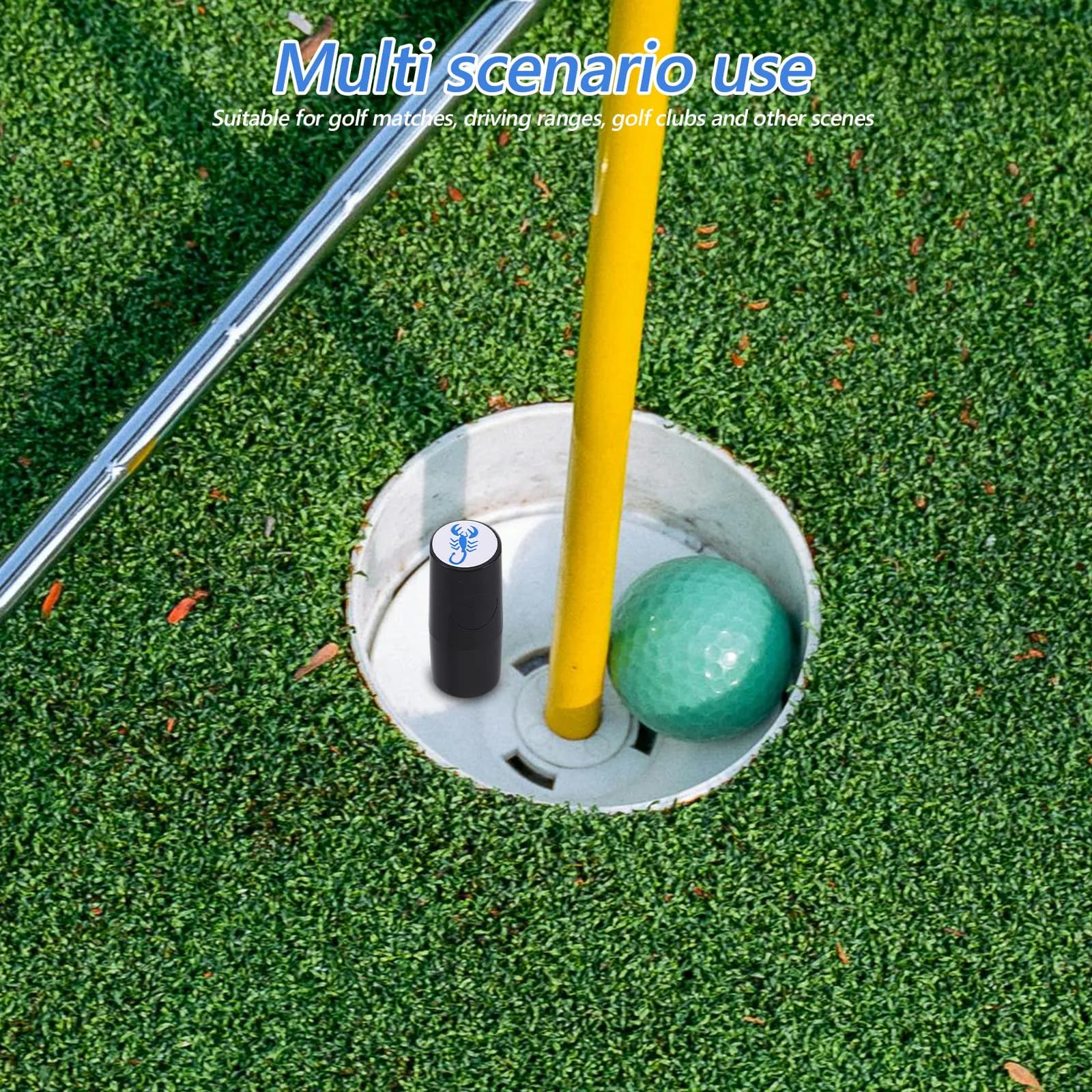 Timbro per Palline da Golf Impermeabile ad Asciugatura Rapida, Marcatore Permanente Personalizzato, Accessori per la Marcatura delle Palline da Golf