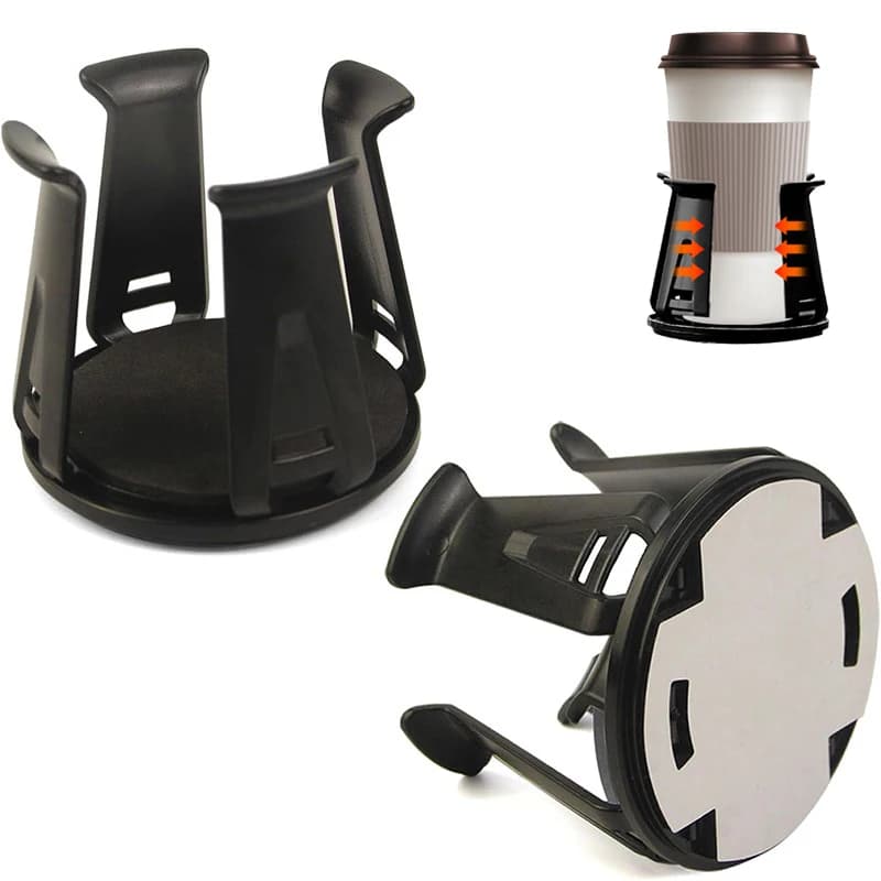 1/2PCS Car Wallet Sticker Wallets Car Cup Bottle Holders Multifunctional Beverage Accessories Car Black NEW