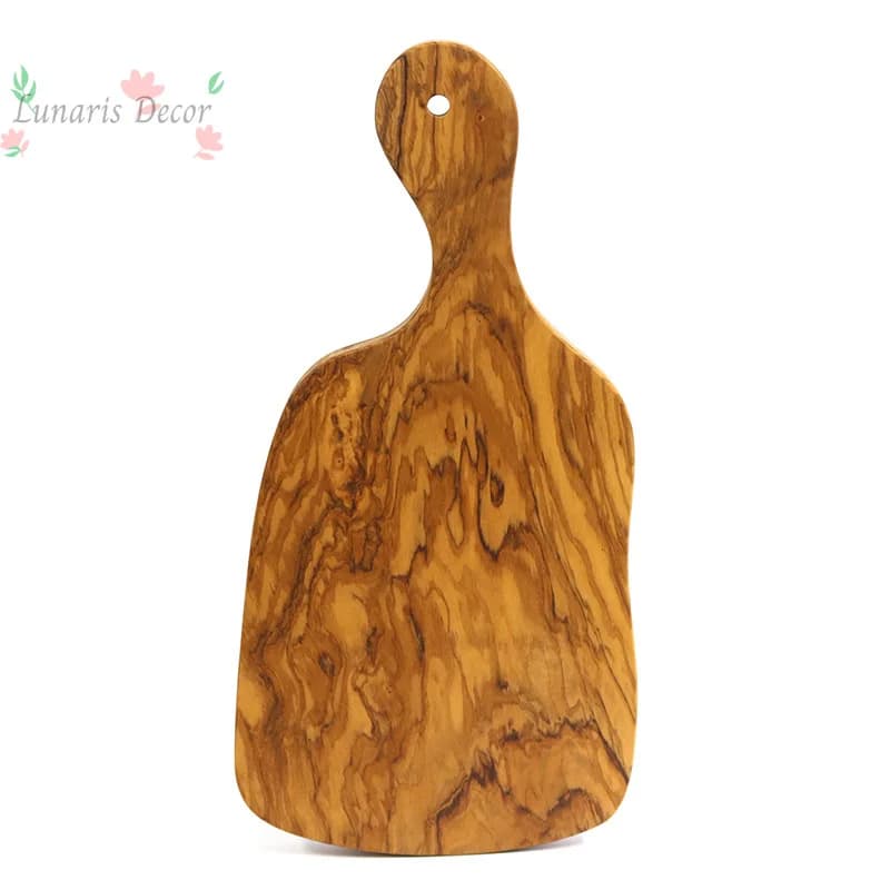 Tagliere in legno d'ulivo italiano - legno d'ulivo massiccio per cucina occidentale, bistecche, pane e frutta