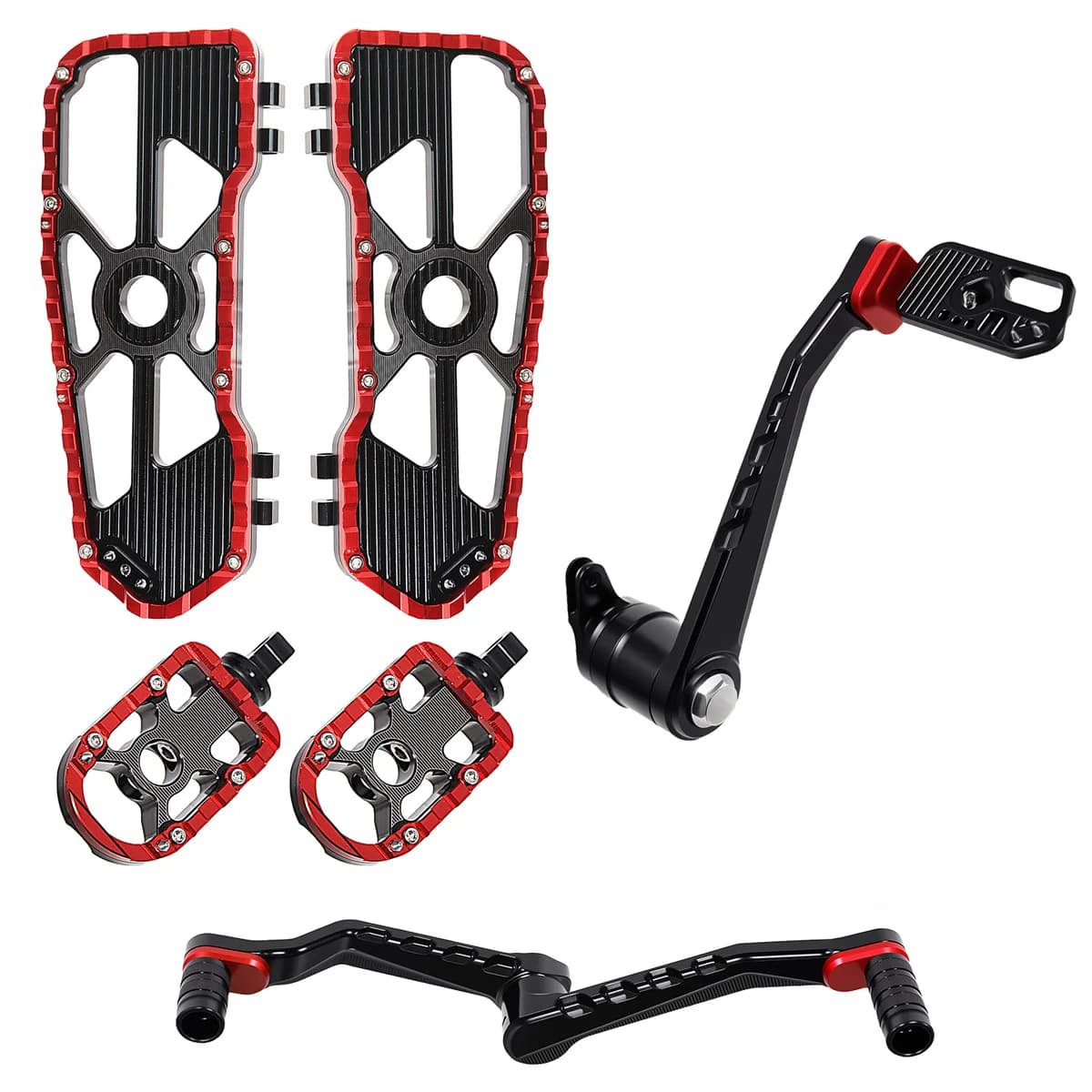 Moto Pedane Pedana Shifter Braccio Freno Leva Kit Per Harley 2014-2025 Touring Street Road Glide FLHX FLTRX ST 117 121
